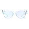Feminine Simple Clean Minimal Plastic Horn Rim Retro Fashion Sunglasses
