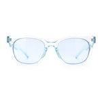 Feminine Simple Clean Minimal Plastic Horn Rim Retro Fashion Sunglasses