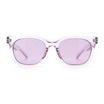 Feminine Simple Clean Minimal Plastic Horn Rim Retro Fashion Sunglasses