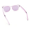 Feminine Simple Clean Minimal Plastic Horn Rim Retro Fashion Sunglasses