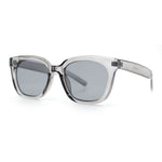 Feminine Simple Clean Minimal Plastic Horn Rim Retro Fashion Sunglasses