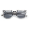 Feminine Simple Clean Minimal Plastic Horn Rim Retro Fashion Sunglasses