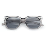 Feminine Simple Clean Minimal Plastic Horn Rim Retro Fashion Sunglasses