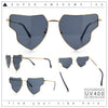 Womens Retro Hippie Hipster Metal Rim Butterfly Shape Sunglasses