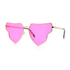Womens Retro Hippie Hipster Metal Rim Butterfly Shape Sunglasses