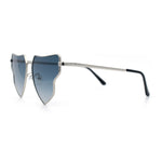 Womens Retro Hippie Hipster Metal Rim Butterfly Shape Sunglasses