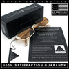 Luxury Bottom Half Rim Metal Frame Rectangle Fashion Sunglasses