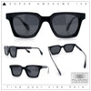 Polarized Beveled Thick Horn Rim Retro Hipster Gentlemanly Sunglasses