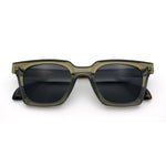 Polarized Beveled Thick Horn Rim Retro Hipster Gentlemanly Sunglasses