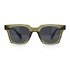 Polarized Beveled Thick Horn Rim Retro Hipster Gentlemanly Sunglasses