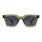 Polarized Beveled Thick Horn Rim Retro Hipster Gentlemanly Sunglasses