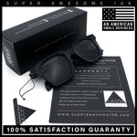 Polarized Beveled Thick Horn Rim Retro Hipster Gentlemanly Sunglasses