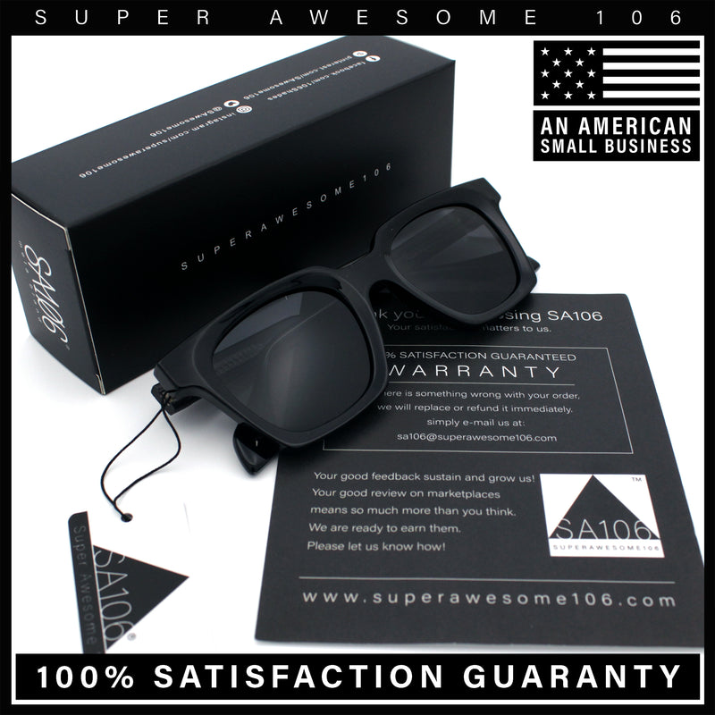 Polarized Beveled Thick Horn Rim Retro Hipster Gentlemanly Sunglasses