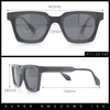 Polarized Beveled Thick Horn Rim Retro Hipster Gentlemanly Sunglasses