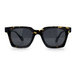 Polarized Beveled Thick Horn Rim Retro Hipster Gentlemanly Sunglasses