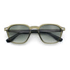 Gentlemanly Keyhole Bridge Thin Horn Rim Hipster Fashion Sunglasses