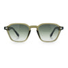 Gentlemanly Keyhole Bridge Thin Horn Rim Hipster Fashion Sunglasses