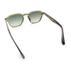 Gentlemanly Keyhole Bridge Thin Horn Rim Hipster Fashion Sunglasses