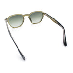 Gentlemanly Keyhole Bridge Thin Horn Rim Hipster Fashion Sunglasses