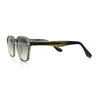 Gentlemanly Keyhole Bridge Thin Horn Rim Hipster Fashion Sunglasses