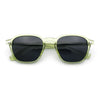 Gentlemanly Keyhole Bridge Thin Horn Rim Hipster Fashion Sunglasses