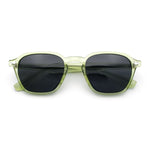 Gentlemanly Keyhole Bridge Thin Horn Rim Hipster Fashion Sunglasses