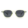 Gentlemanly Keyhole Bridge Thin Horn Rim Hipster Fashion Sunglasses