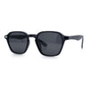 Gentlemanly Keyhole Bridge Thin Horn Rim Hipster Fashion Sunglasses