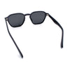 Gentlemanly Keyhole Bridge Thin Horn Rim Hipster Fashion Sunglasses