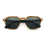 Gentlemanly Keyhole Bridge Thin Horn Rim Hipster Fashion Sunglasses