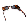 Funky Thick Artsy Rectangle Bar Keyhole Bridge Circle Lens Sunglasses