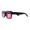 Hipster Gentleman Rectangular Mens Retro Vintage Vibe Plastic Sunglasses
