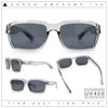 Hipster Gentleman Rectangular Mens Retro Vintage Vibe Plastic Sunglasses