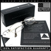 Mens Classic Narrow Rectangle Clear Lens Fashion Eyeglasses