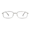 Mens Classic Narrow Rectangle Clear Lens Fashion Eyeglasses