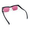 Aerodynamic Streamline Plastic Half Rim Rimless Rectangle Fashion Sunglasses