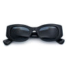 Womens Cheetah Emblem Classic Mod Fashion Thick Plastic Oval Sunglasses