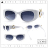 Womens Cheetah Emblem Classic Mod Fashion Thick Plastic Oval Sunglasses