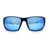 Mens Polarized Antiglare Biker Wrap Around Plastic Sport Sunglasses