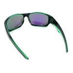 Mens Polarized Antiglare Biker Wrap Around Plastic Sport Sunglasses