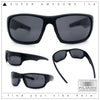 Mens Polarized Antiglare Biker Wrap Around Plastic Sport Sunglasses