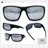 Mens Polarized Antiglare Biker Wrap Around Plastic Sport Sunglasses