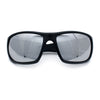 Mens Polarized Antiglare Biker Wrap Around Plastic Sport Sunglasses