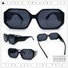 Retro Octagonal Dimensional Plastic Thick Temple Fashion Sunglasses