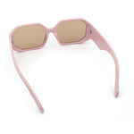 Retro Octagonal Dimensional Plastic Thick Temple Fashion Sunglasses
