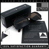 Retro Octagonal Dimensional Plastic Thick Temple Fashion Sunglasses