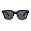 Retro Concave Curved Hipster Horn Rim Plastic Sunglasses