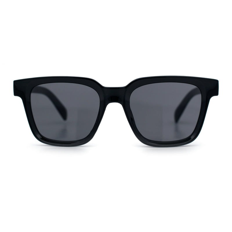 Retro Concave Curved Hipster Horn Rim Plastic Sunglasses