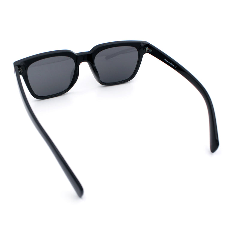 Retro Concave Curved Hipster Horn Rim Plastic Sunglasses