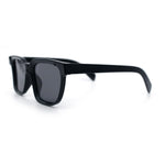 Retro Concave Curved Hipster Horn Rim Plastic Sunglasses